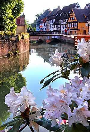 River Lauch, Colmar, the Alsace, France