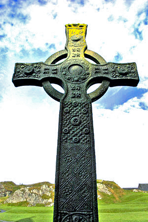 Celtic Cross, Isle of Iona, Scotland, UK